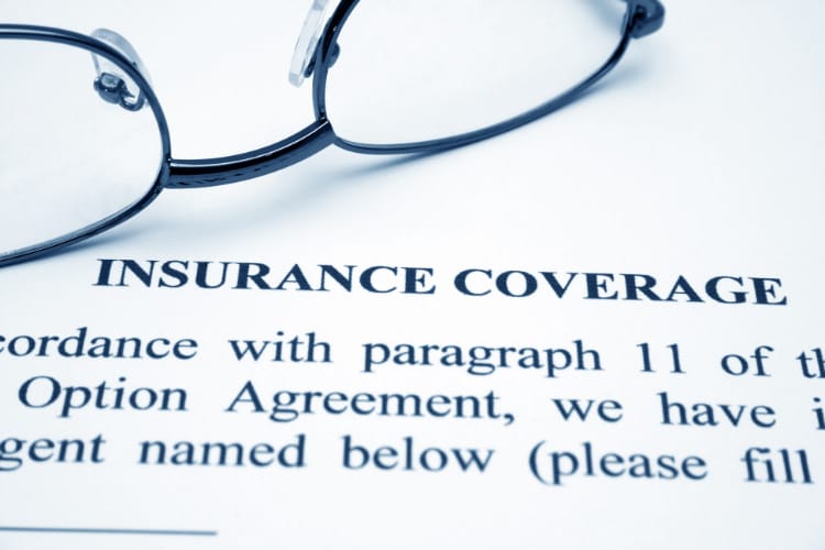 Insurance Coverage concept.